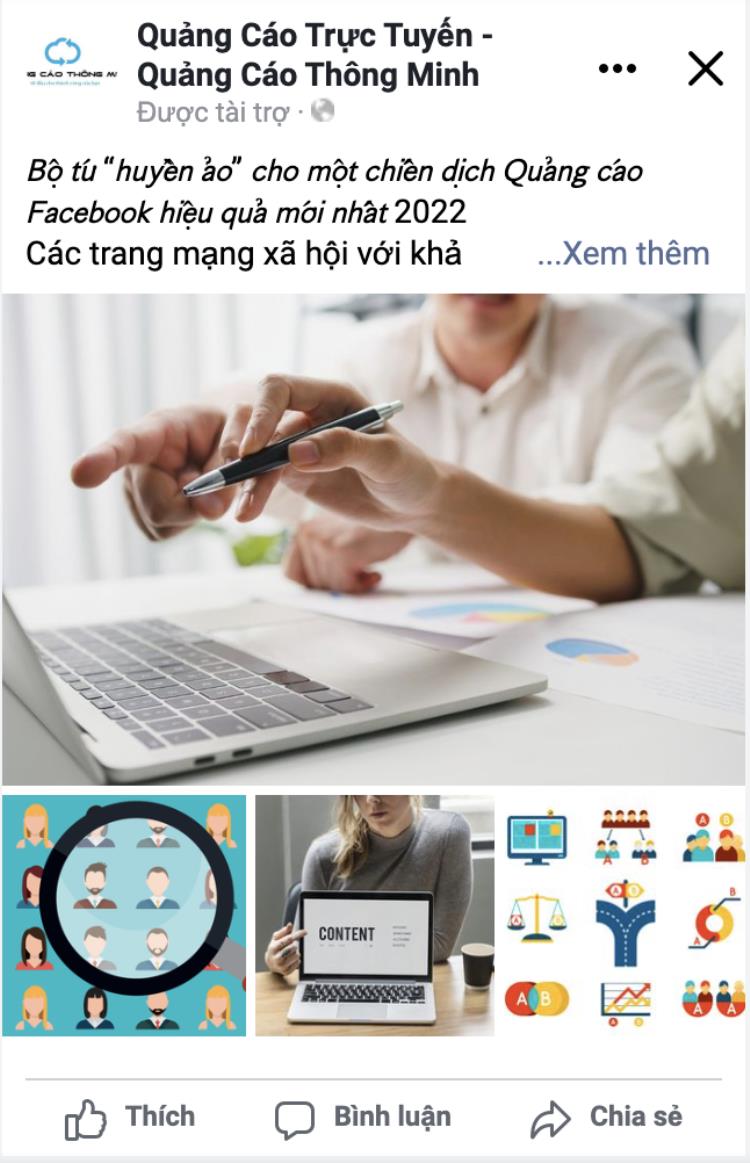 Bảng giá chạy quảng cáo Facebook