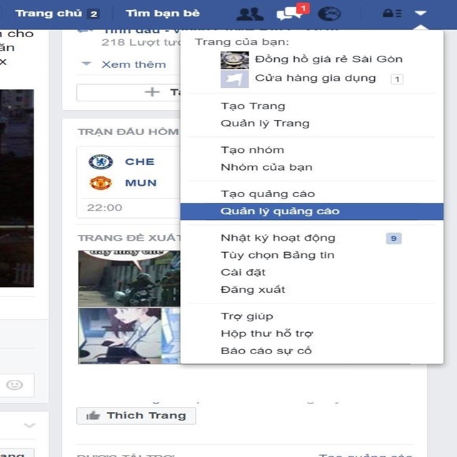 Hướng dẫn xem chi phí nợ quảng cáo Facebook
